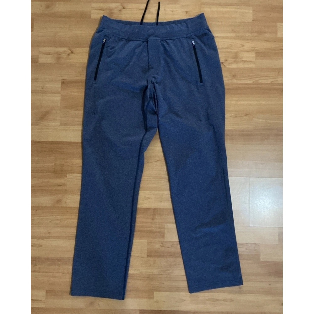 Lululemon‎ Men's XL Navy City Sweat Jogger Pants Drawstring Zip Pocket Athletic